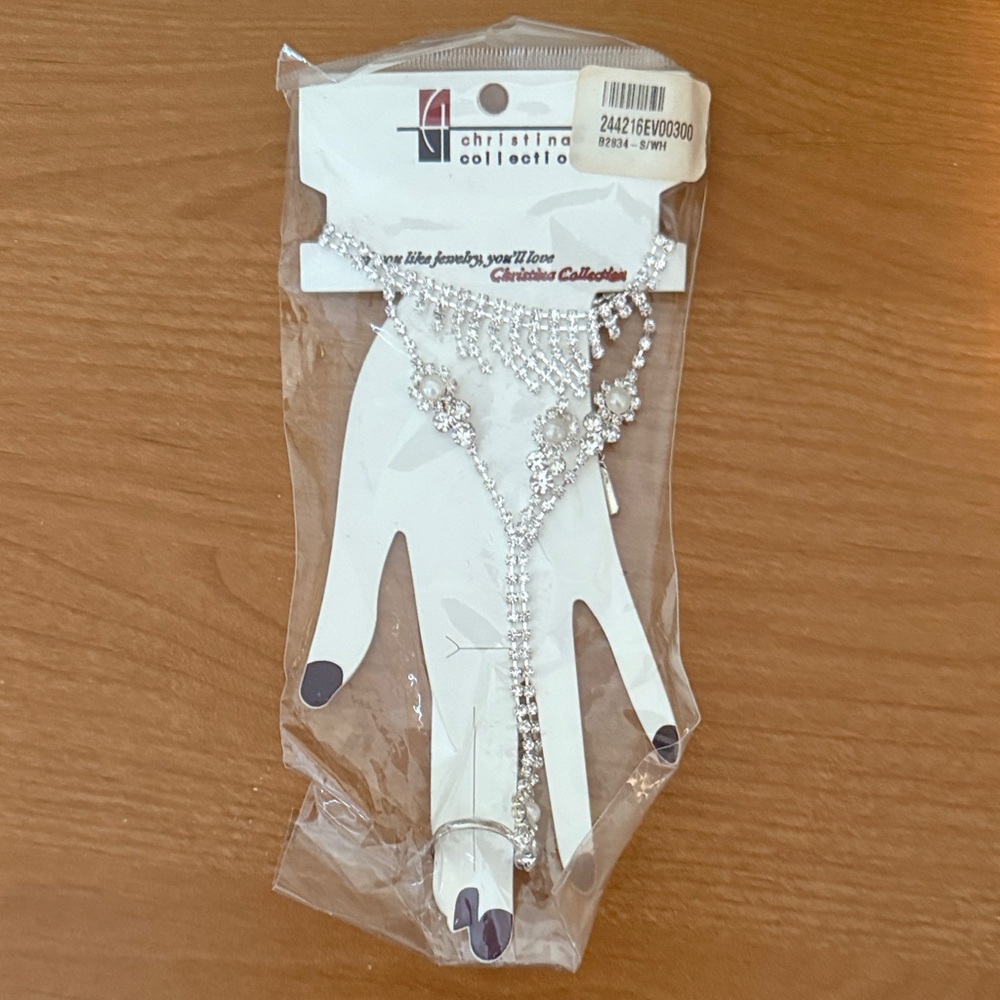 Christina Collection Silver Hand Necklace
